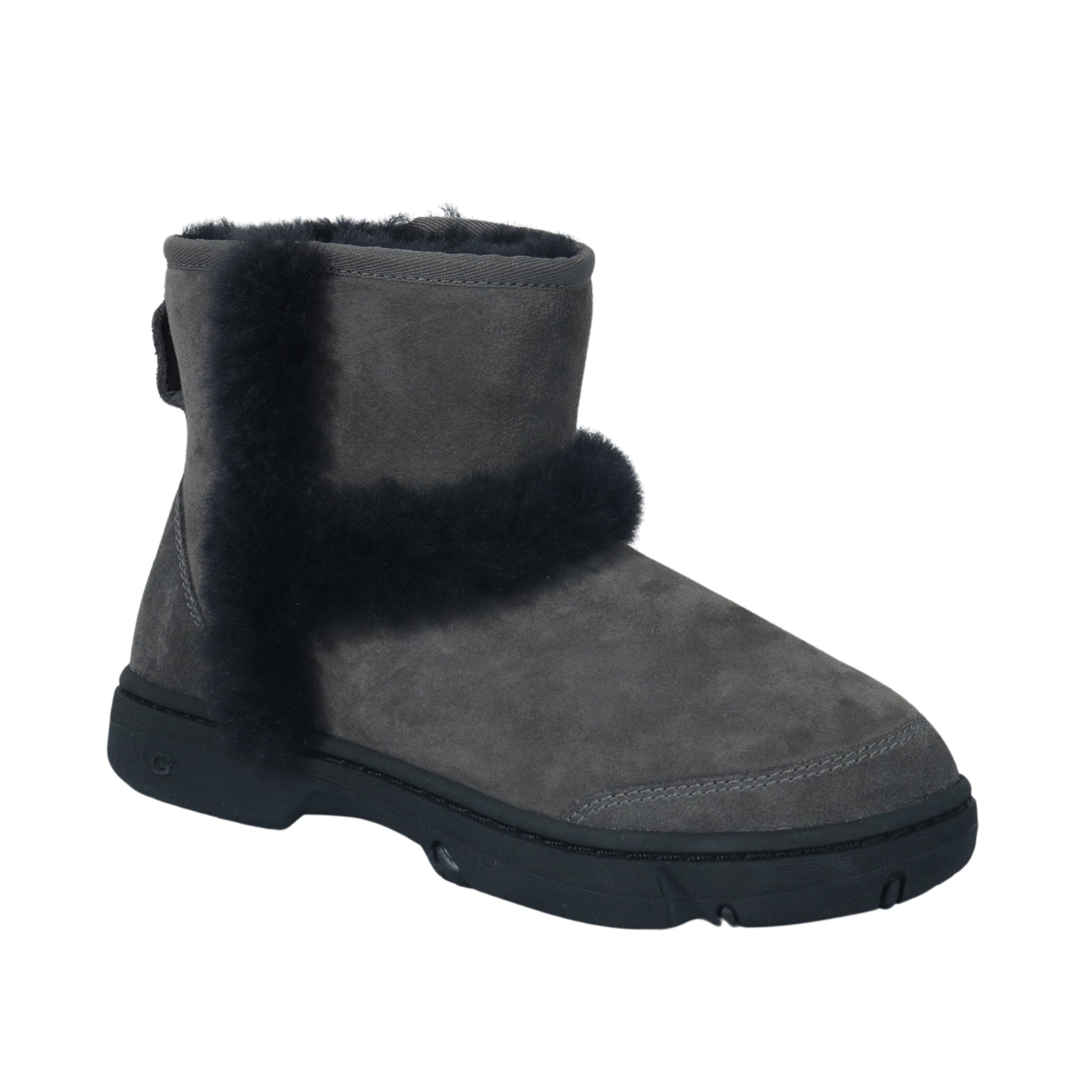 UGG Womens Shoes 38 / Grey UGG - Faux fur Faux suede booties