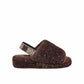 UGG Womens Shoes 38 / Brown UGG - Fluff Yeah Metallic Sparkle slippers