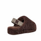 UGG Womens Shoes 38 / Brown UGG - Fluff Yeah Metallic Sparkle slippers