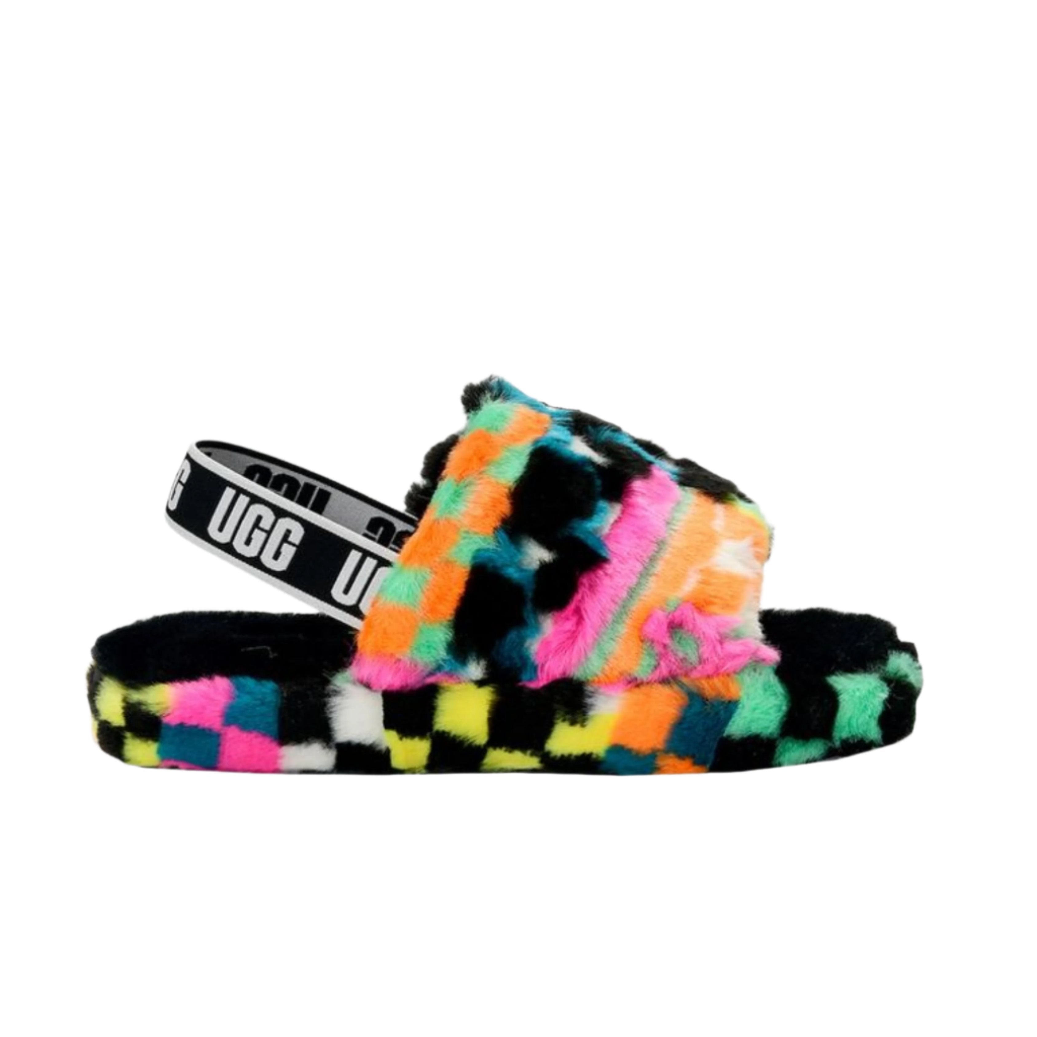 Multicolor ugg fluff yeah on sale slides