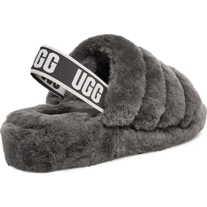 UGG Womens Shoes 38 / Gray UGG - Fluff Yeah Slide