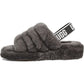 UGG Womens Shoes 38 / Gray UGG - Fluff Yeah Slide