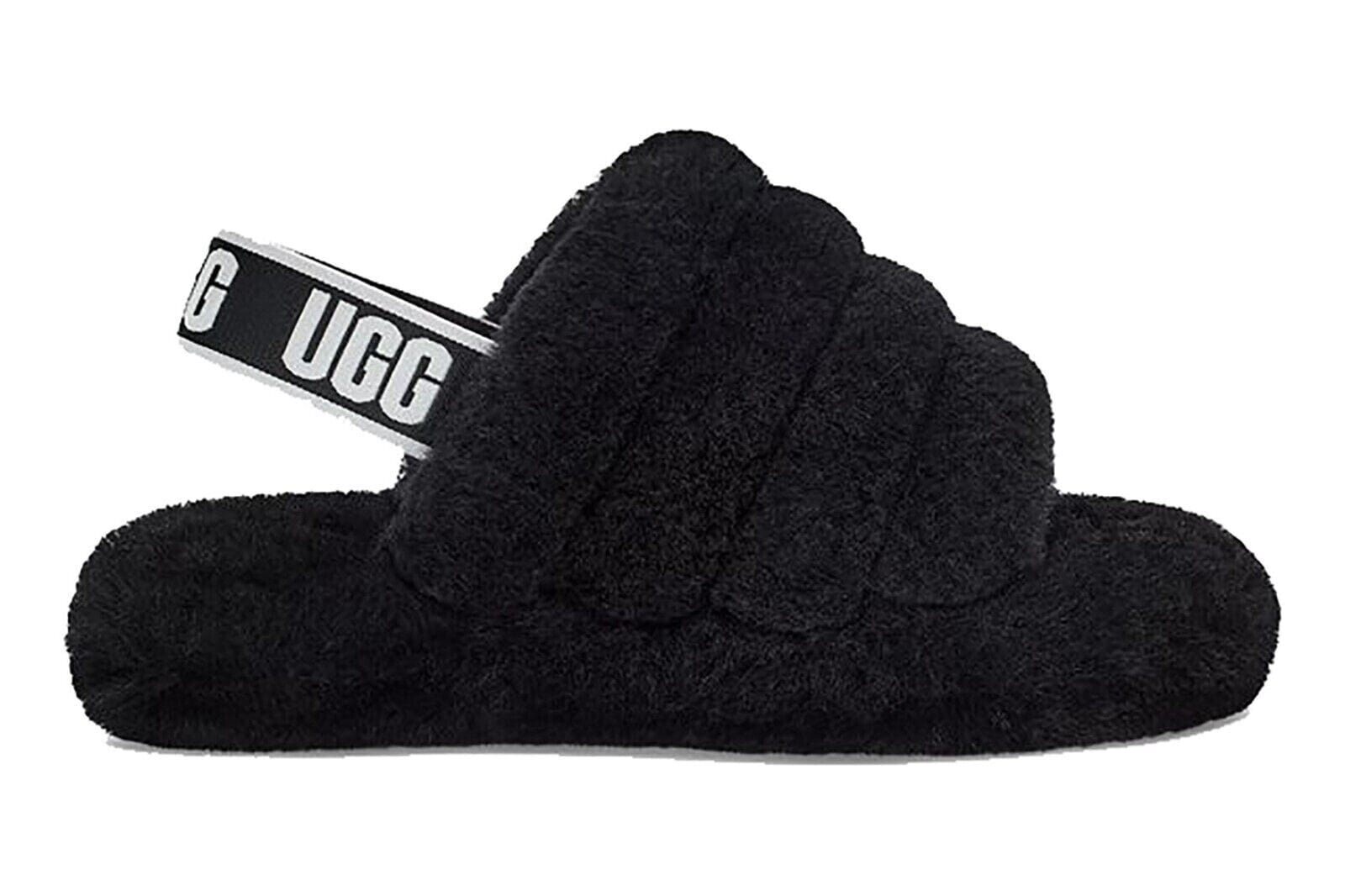 UGG Womens Shoes 36 / Black UGG - Fluff Yeah Slide