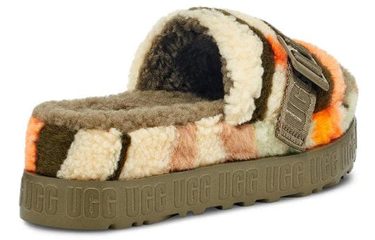 UGG Womens Shoes 38 / Multi-Color UGG - Fluffita Cali Collage Slipper