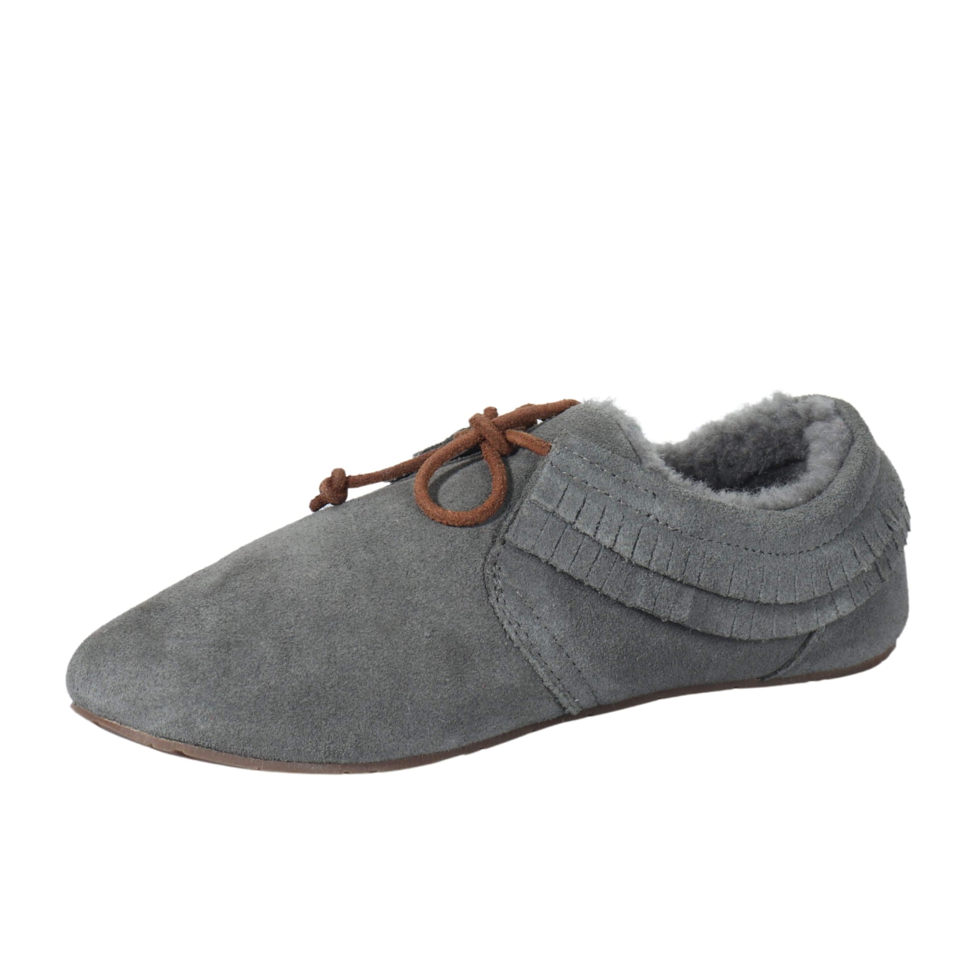 UGG Womens Shoes 38 / Grey UGG - Fringe slippers