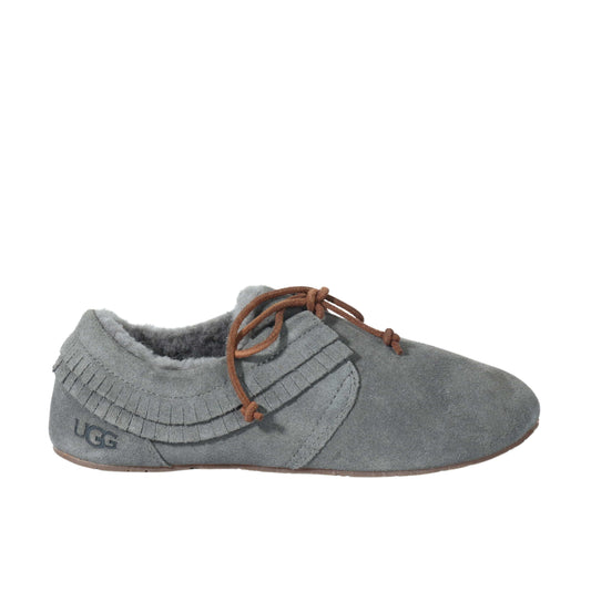 UGG Womens Shoes 38 / Grey UGG - Fringe slippers