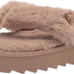 UGG Womens Shoes 38 / Beige UGG -  Furr-ee Flip-Flop