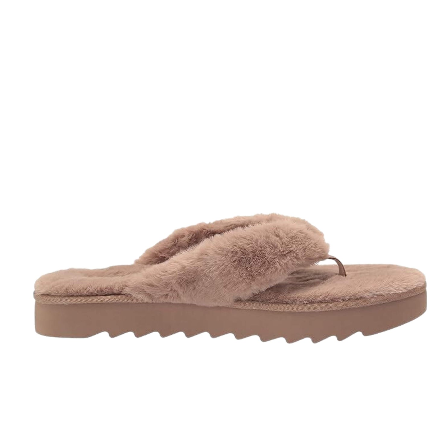 UGG Womens Shoes 38 / Beige UGG -  Furr-ee Flip-Flop