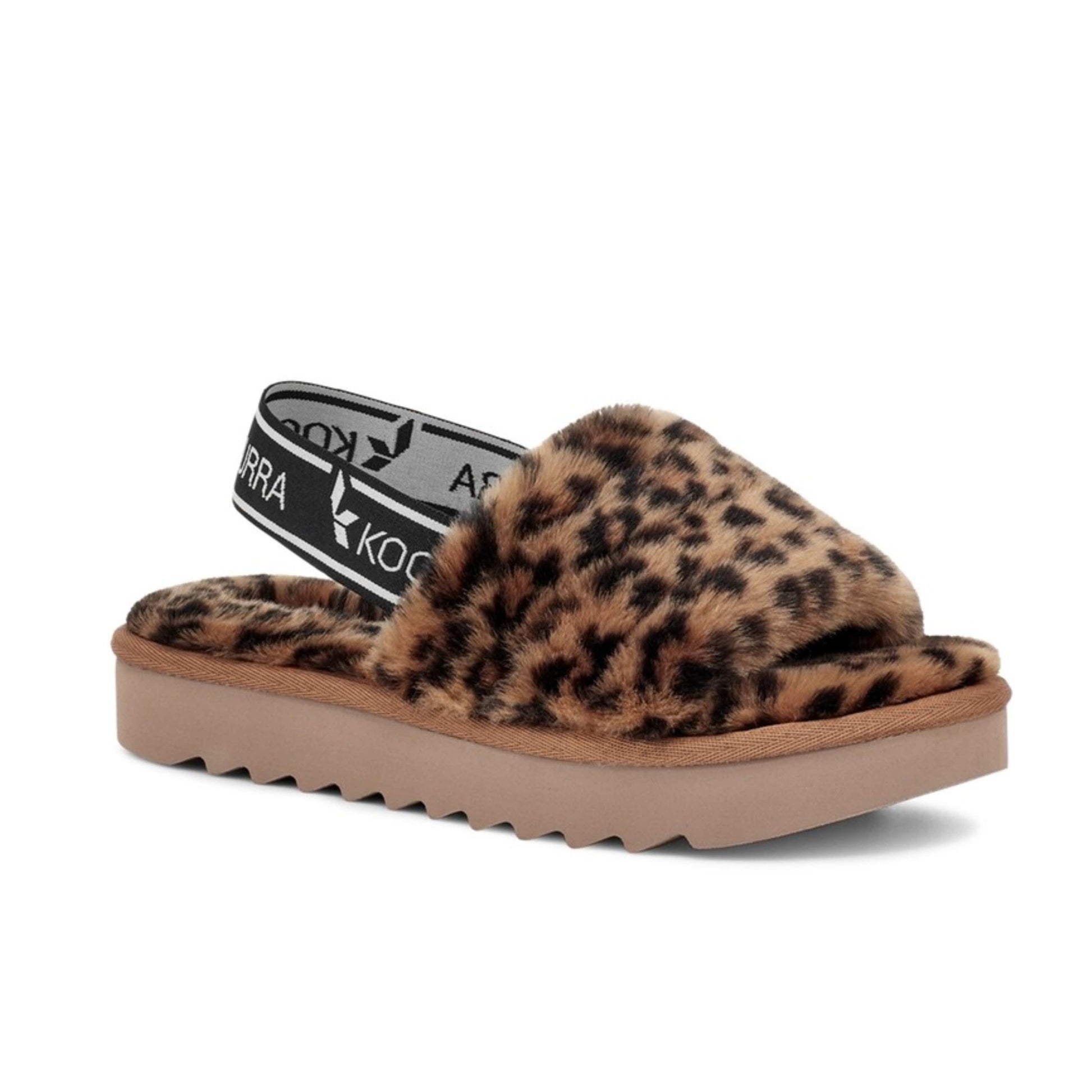 UGG Womens Shoes 38 / Multi-Color UGG - Fuzz'n Ii Cheetah Slipper Sandals