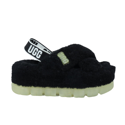 UGG Womens Shoes 38 / Black UGG - Heel Slipper