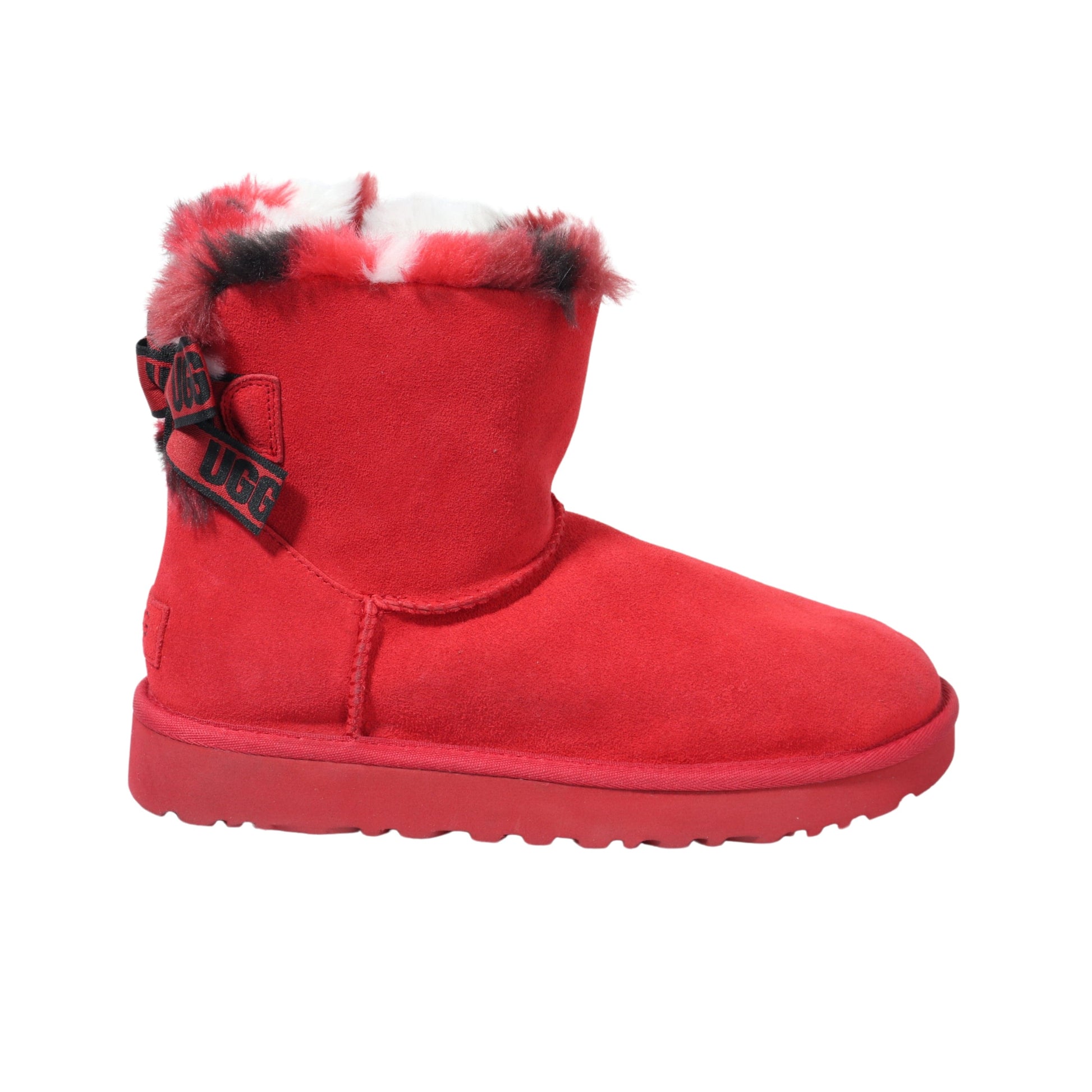 UGG Womens Shoes 38 / Red UGG -  Mini Bailey Boots