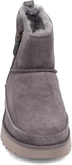 UGG Womens Shoes 38 / Grey UGG - Mini bottes faux suede