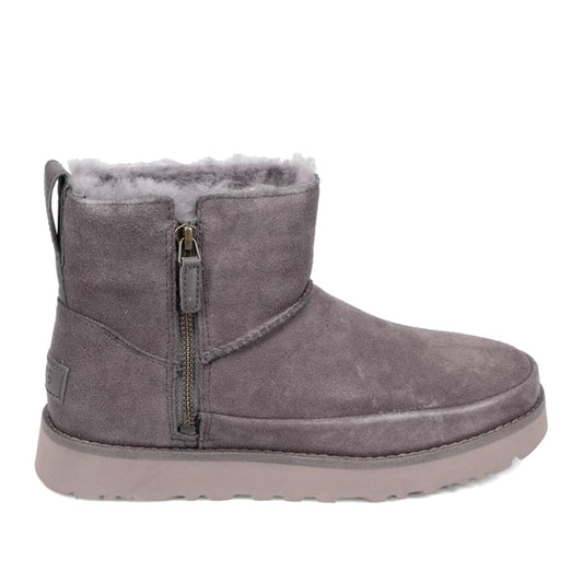 UGG Womens Shoes 38 / Grey UGG - Mini bottes faux suede