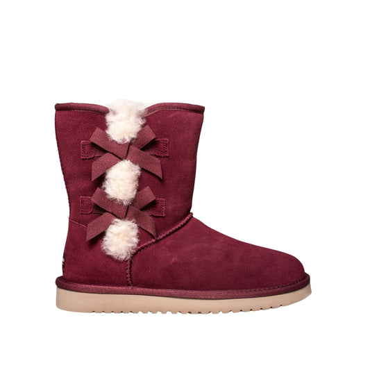 UGG Womens Shoes 38 / Burgundy UGG - Victoria Short Zinfandel Boots