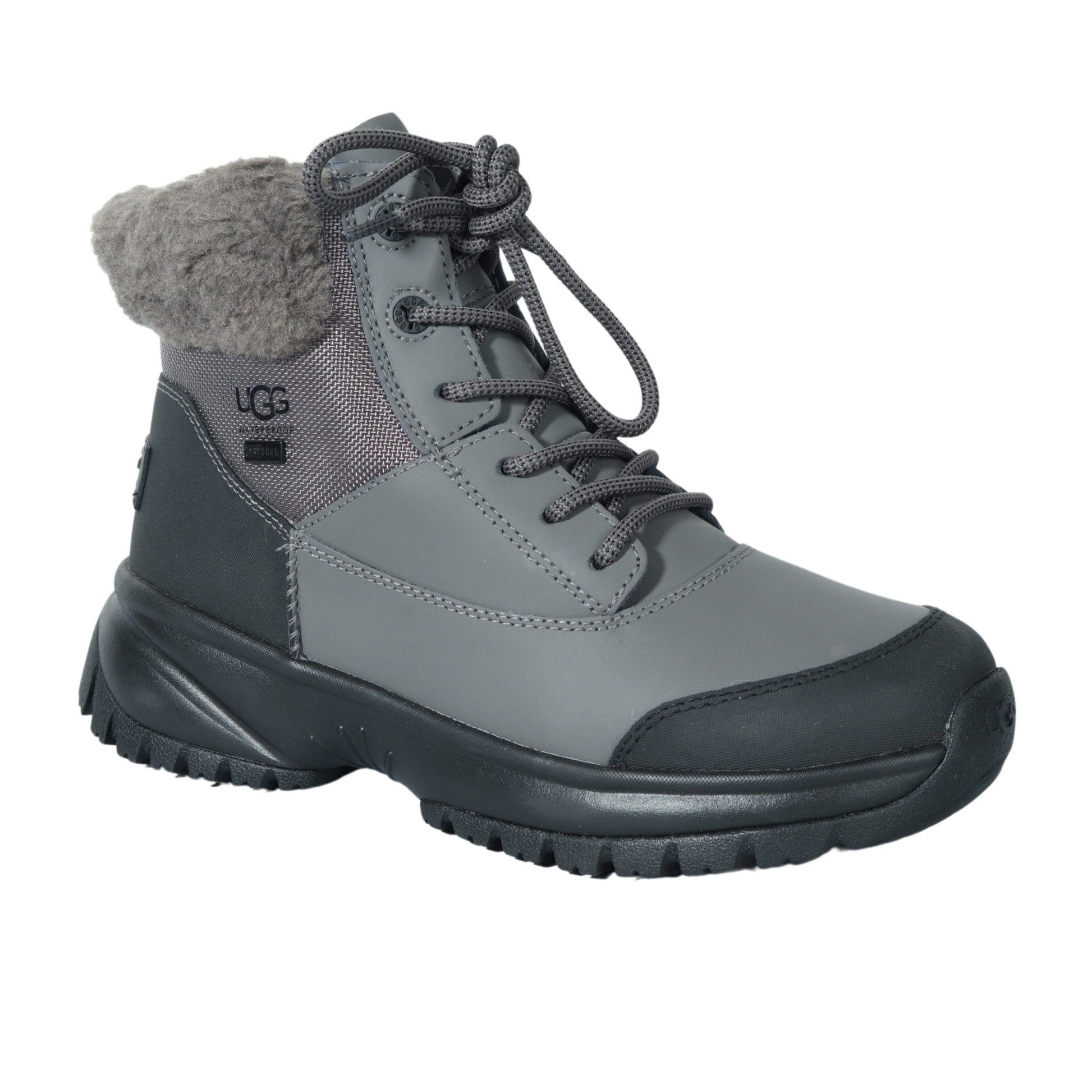 UGG Womens Shoes 38.5 / Grey UGG - Yose Fluff V2