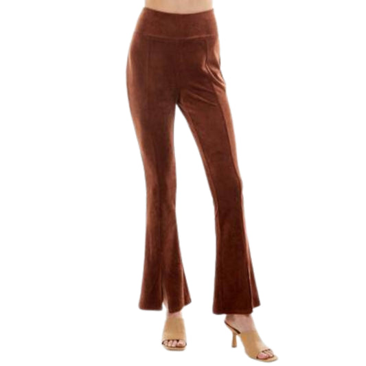 ULTRA FLIRT Womens Bottoms S / Brown ULTRA FLIRT -  Stretch Corduroy Flare Pants