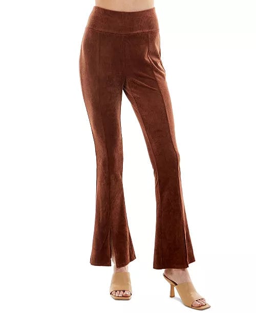 ULTRA FLIRT Womens Bottoms S / Brown ULTRA FLIRT -  Stretch Corduroy Flare Pants