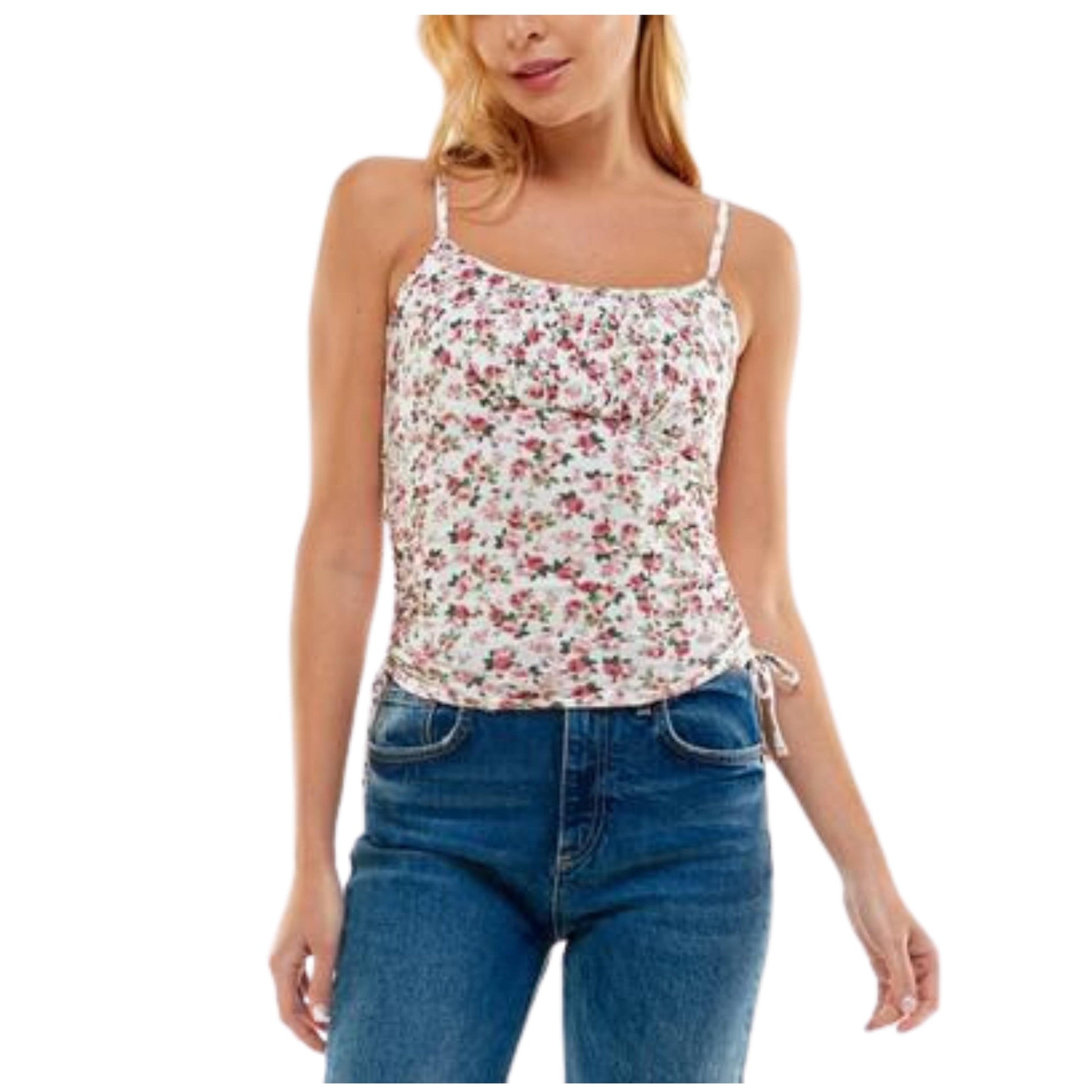 ALMOST FAMOUS - Ruched Cropped Illusion Tank Top – Beyond Marketplace