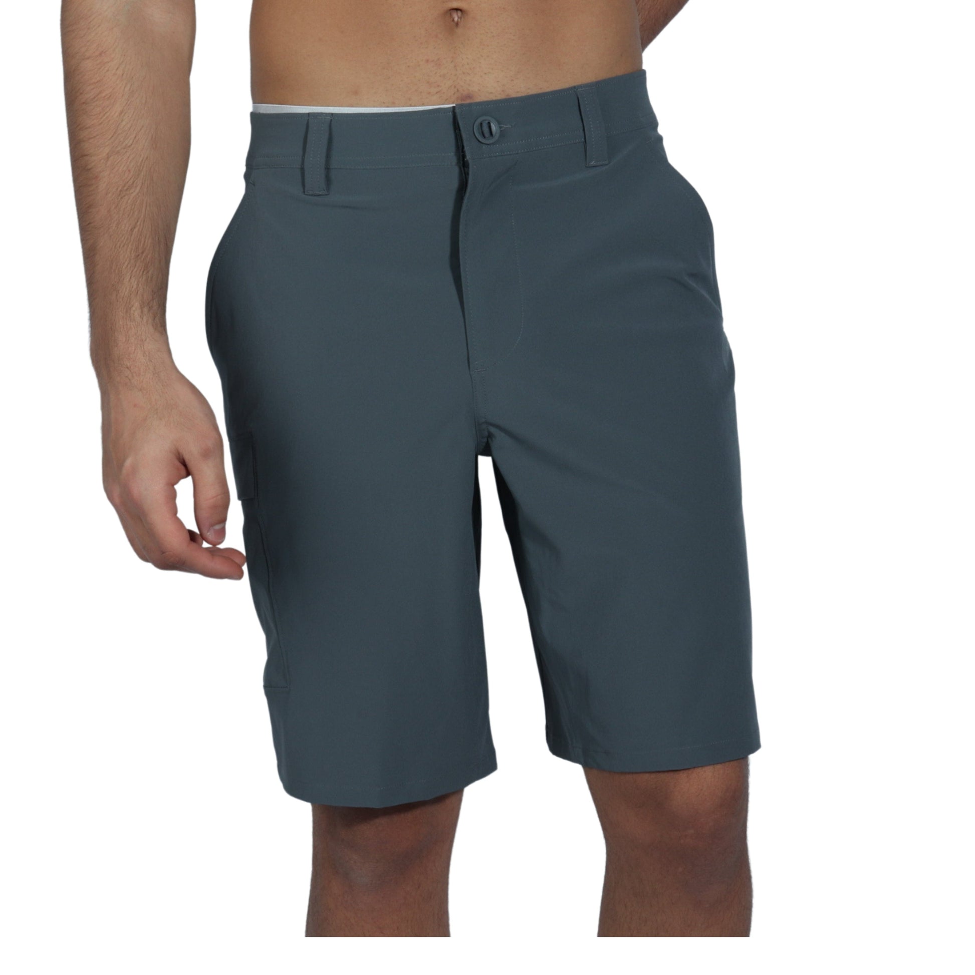 UNDER ARMOUR Mens Bottoms M / Grey UNDER ARMOUR - Zipper Front Short