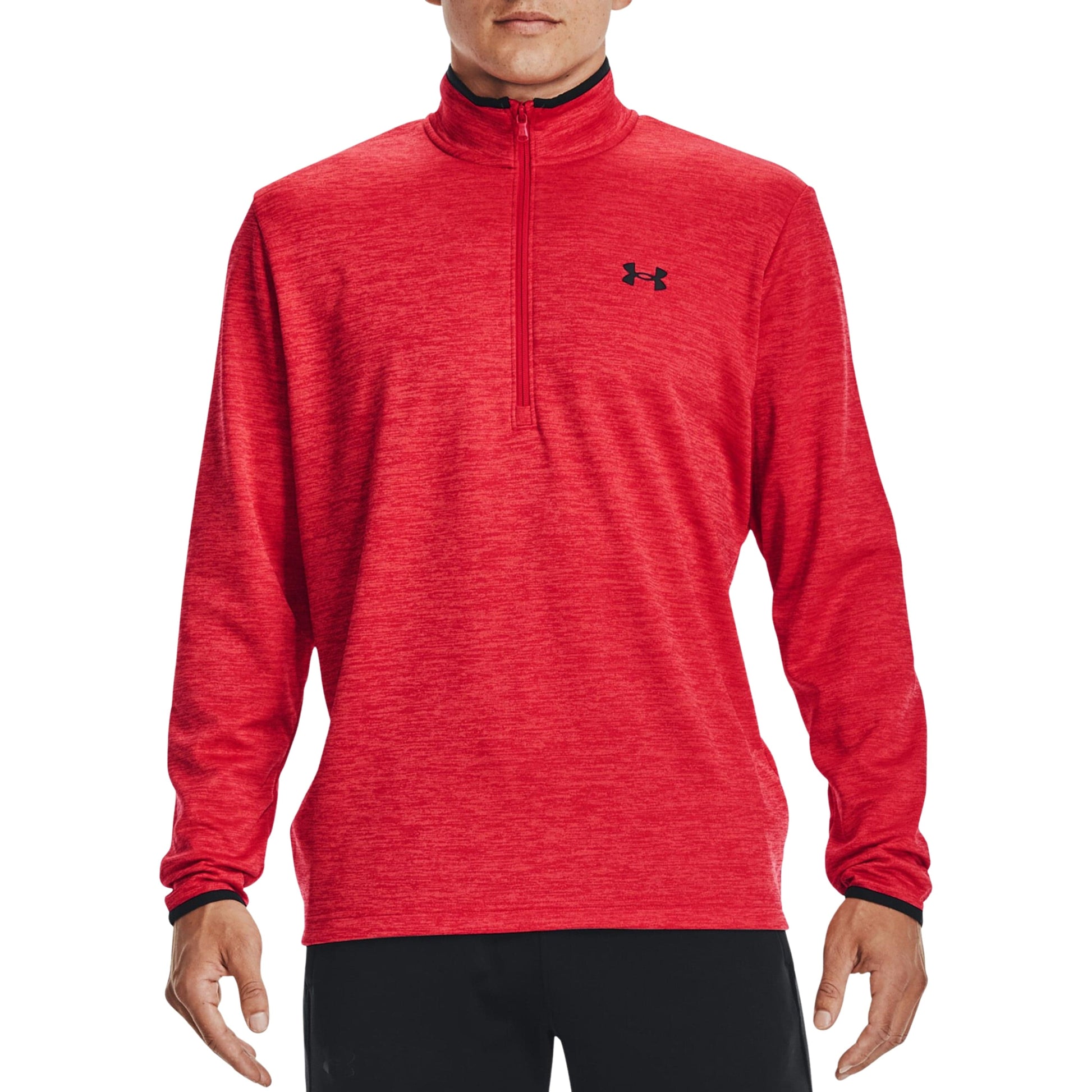 UNDER ARMOUR Mens sports XL / Red UNDER ARMOUR -  Fleece Quarter-Zip Sweatshirt