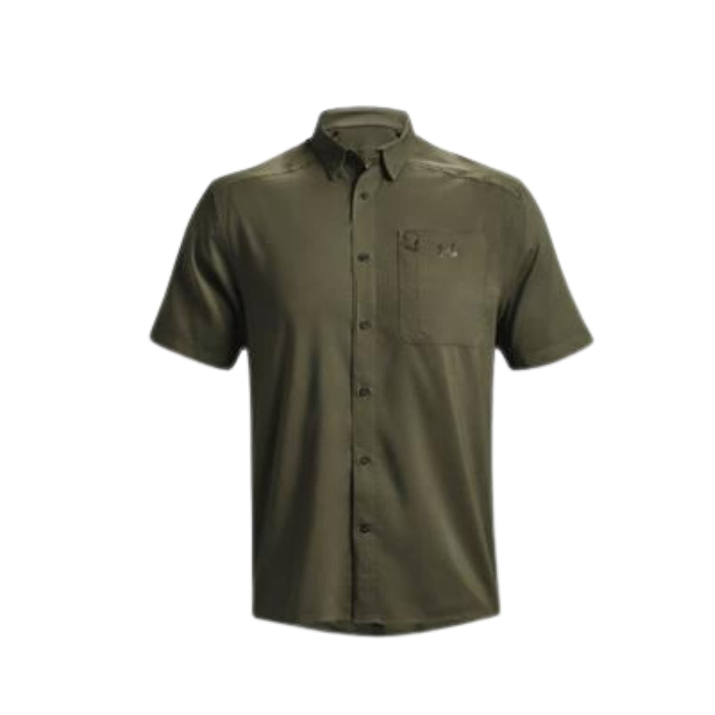 UNDER ARMOUR Mens Tops L / Green UNDER ARMOUR -  Drift Tide 2.0 Fitted Performance Button-Down Shirt