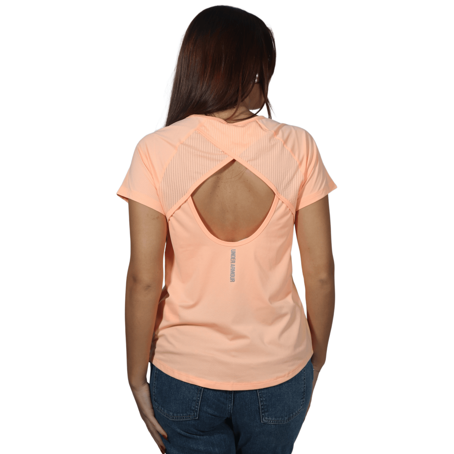 UNDER ARMOUR Womens sports M / Coral UNDER ARMOUR - Diamond back T-shirt