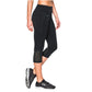 UNDER ARMOUR Womens sports L / Black UNDER ARMOUR - Fly-by Run Capri