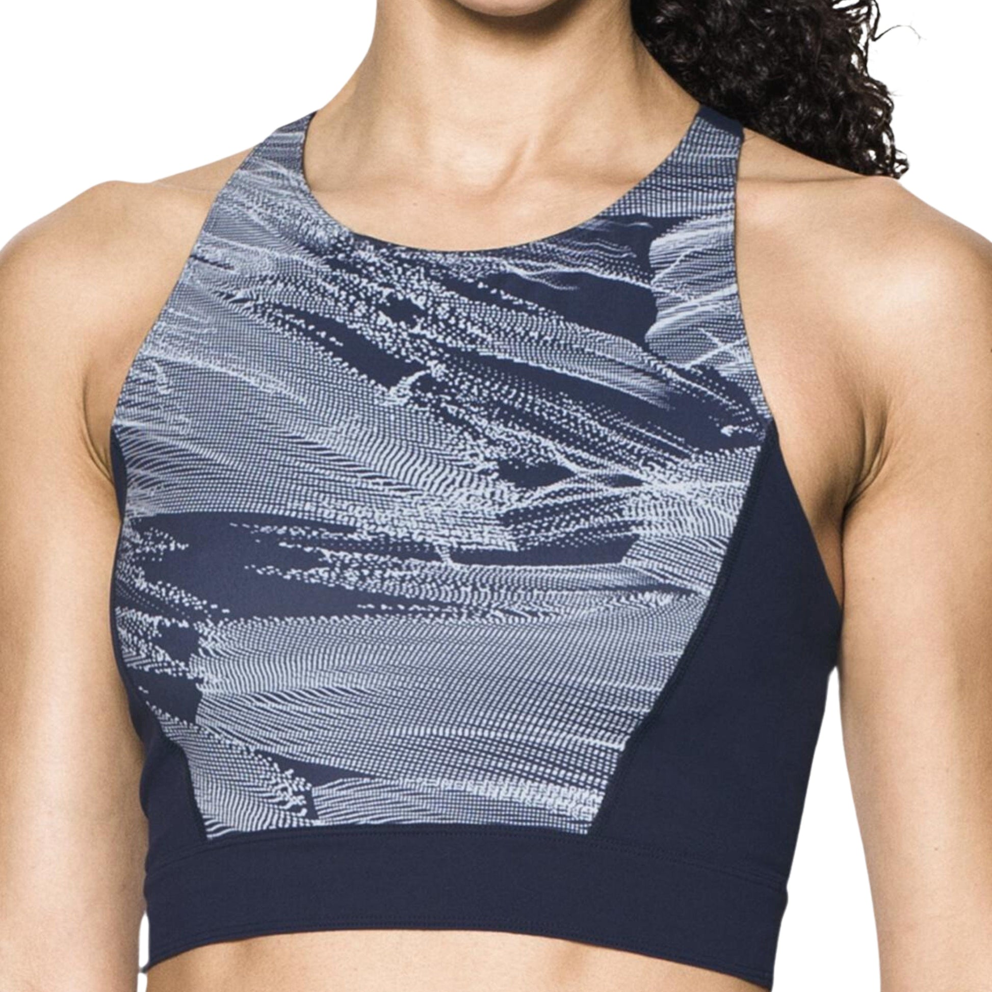 UNDER ARMOUR Womens sports UNDER ARMOUR -  Heat Gear Printed Cropped Tank Top