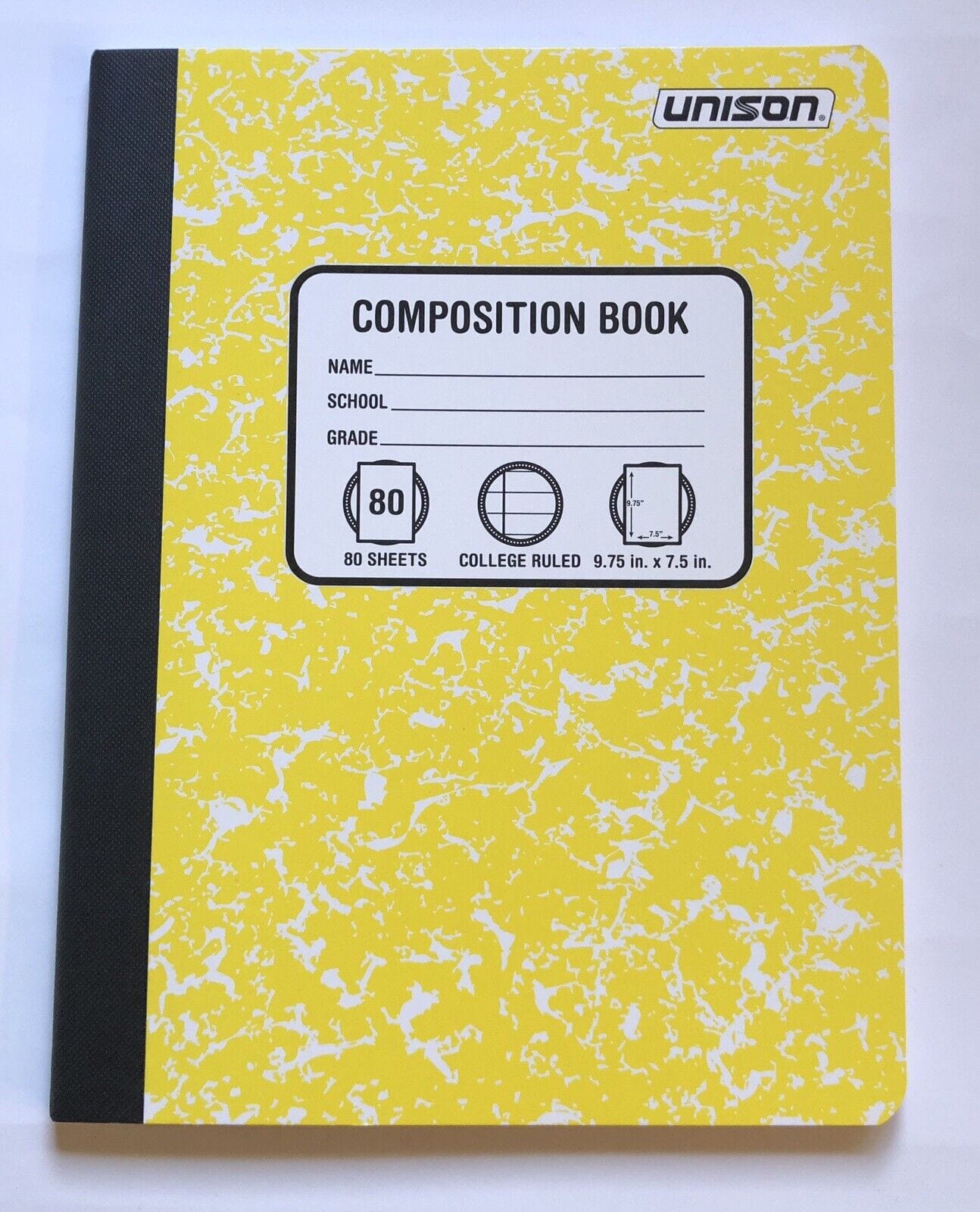 UNISON Stationery UNISON - Composition Notebook, 80 Sheets