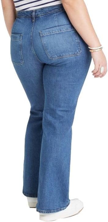 UNIVERSAL THREAD Womens Bottoms S / Blue UNIVERSAL THREAD -  High-Rise Flare Jeans