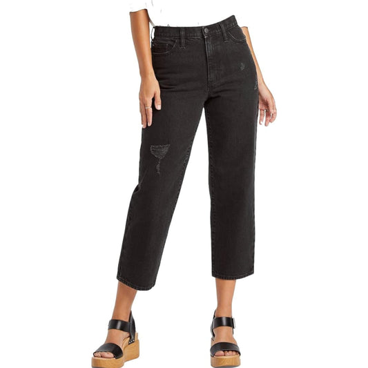 UNIVERSAL THREAD Womens Bottoms XL / Black UNIVERSAL THREAD - High-Rise Vintage Straight Jeans