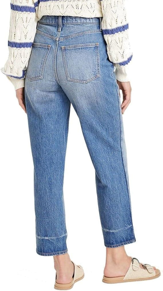 UNIVERSAL THREAD Womens Bottoms L / Blue UNIVERSAL THREAD -  Super-High Rise Vintage Straight Jeans