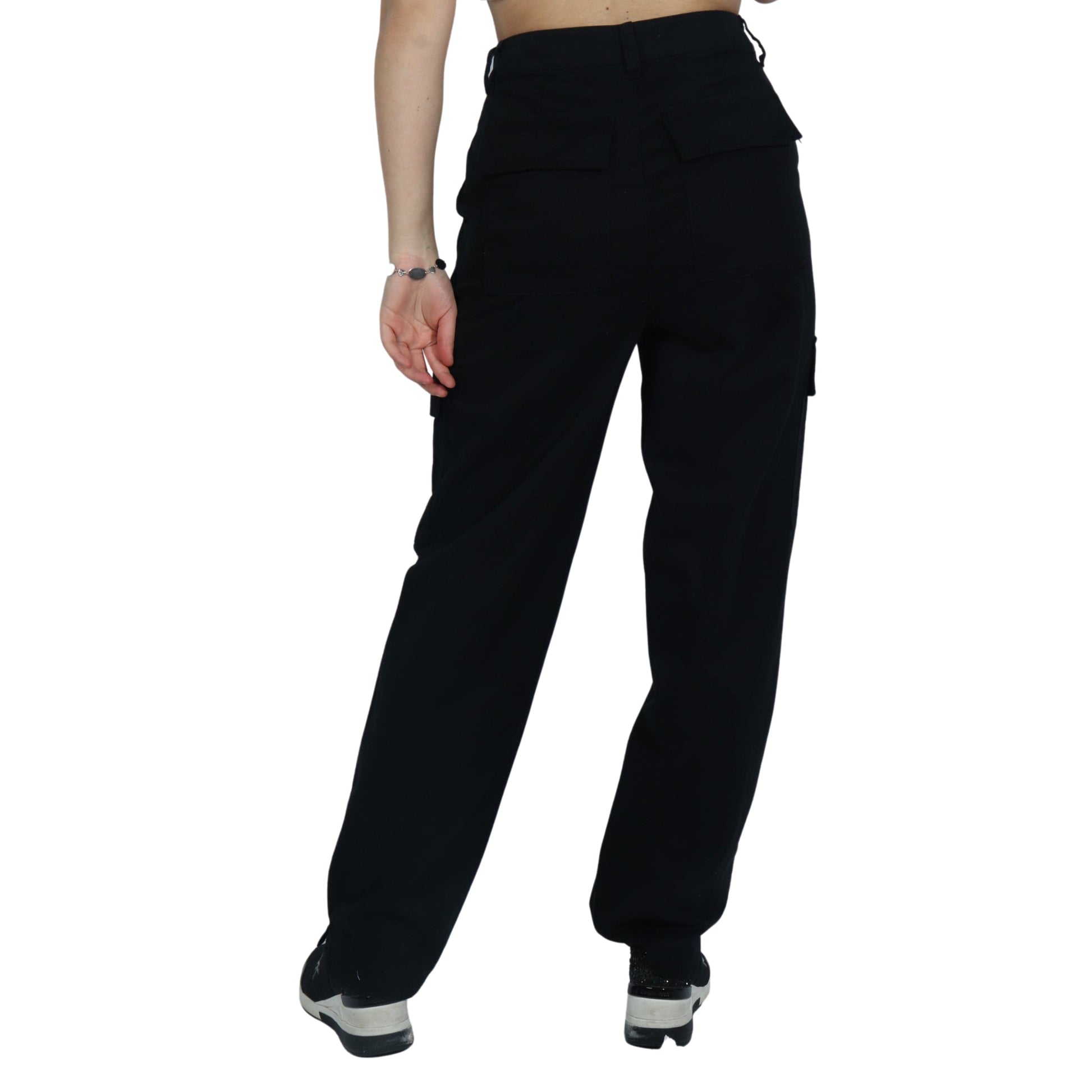 UNIVERSAL THREAD Womens Bottoms S / Black UNIVERSAL THREAD - Wide Leg Cargo Jeans