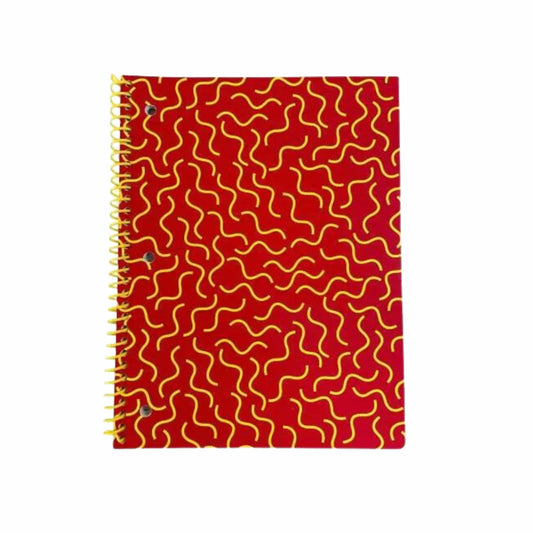 UP & UP Stationery Red UP & UP - College Ruled 1 Subject Spiral Notebook Red Curve