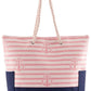 VERDE Beach Bags Pink VERDE -  Fastening with a zipper Beach Back