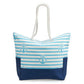 VERDE Beach Bags Blue VERDE -  Fastening with a zipper Beach Back