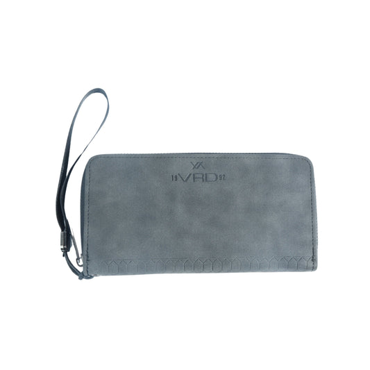 VERDE Men Bags Grey VERDE - Branded One Zipper Wallet