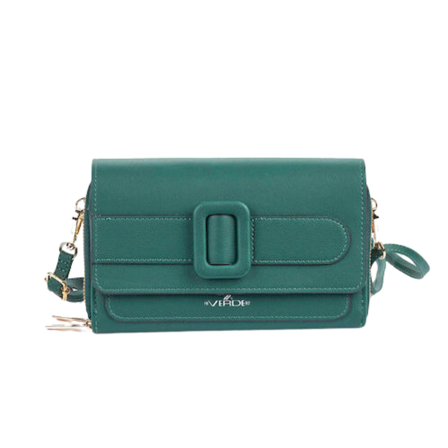 VERDE Women Bags Green VERDE - Flap Bag Crossbody