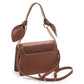 VERDE Women Bags Brown VERDE - Magnetic Clasp Lid Shoulder Bag