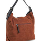 VERDE Women Bags Brown VERDE - Zipper Pockets Shoulder Bag