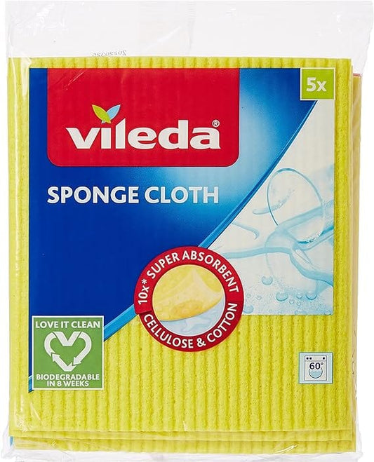 Vileda Super Absorbent Sponge Cloth - Set of 3