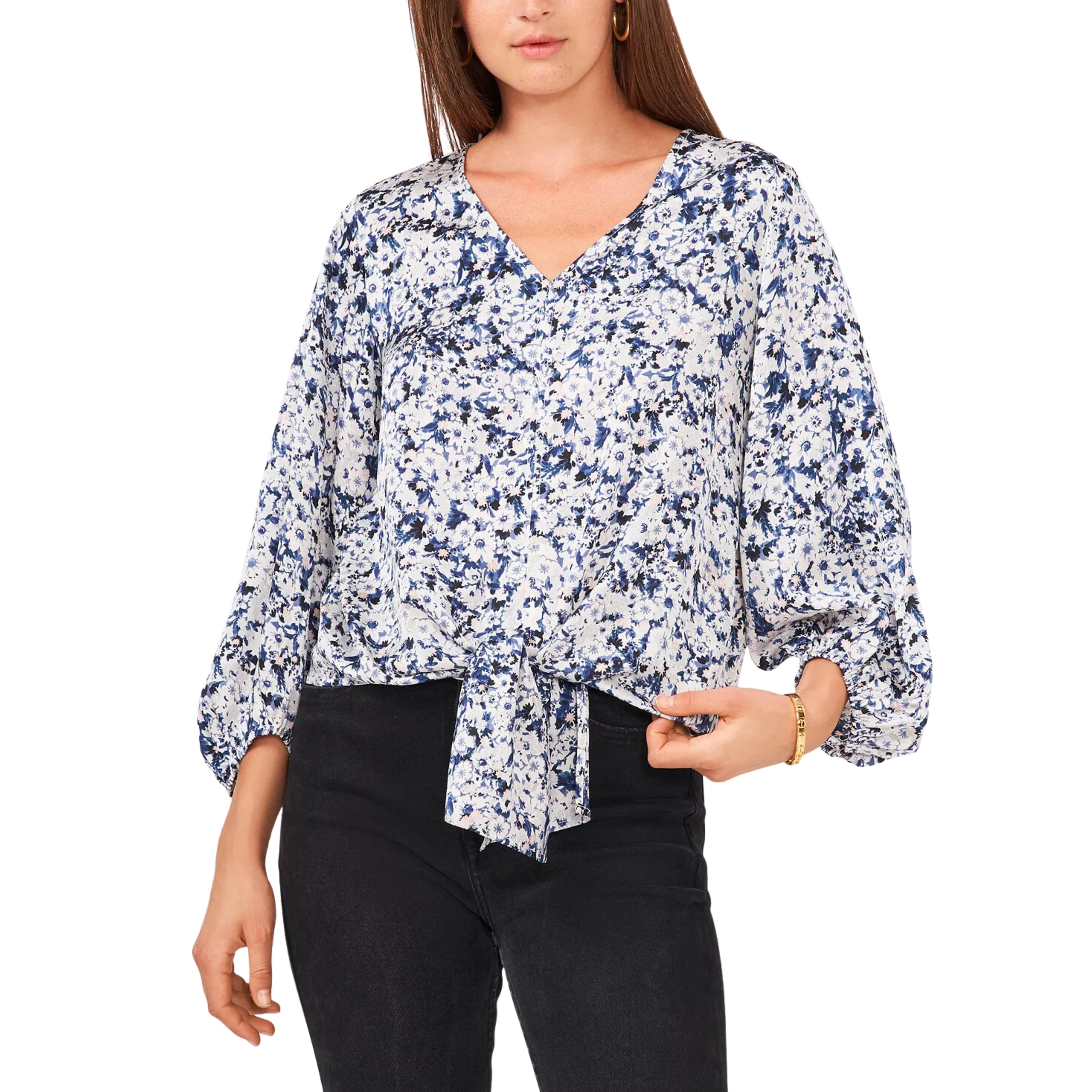 Vince camuto sale tie front top