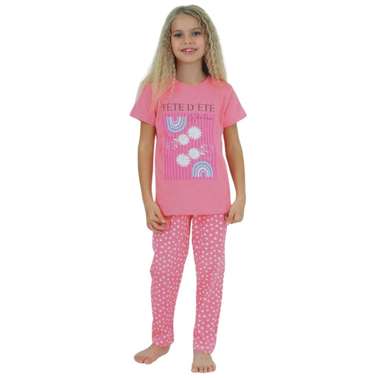 VITMO Baby Girl 1-2 Years / Pink VITMO - Baby - Fete D'ete Graphic Pajama Set