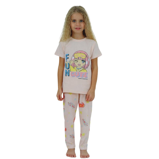 VITMO Baby Girl 1-2 Years / Multi-Color VITMO - Baby - Fun Cute Graphic Pajama Set