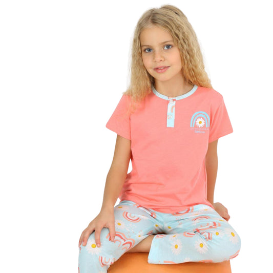 VITMO Girls Pajamas VITMO - KIDS - 2 Pcs Pajama Set