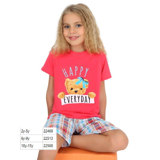 VITMO Girls Pajamas XS / Multi-Color VITMO - KIDS - Graphic Pajama Set