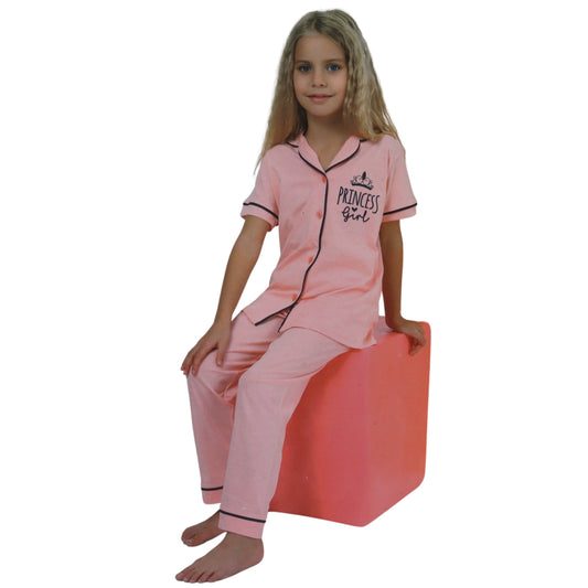 VITMO Girls Pajamas XS / Pink VITMO - Kids - Princess Girl Pajama