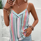 SHEIN -  Striped Print Blouse