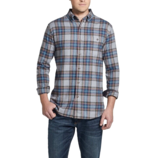 WEATHERPROOF Mens Tops M / Multi-Color WEATHERPROOF - Brushed Flannel Plaid Shirt