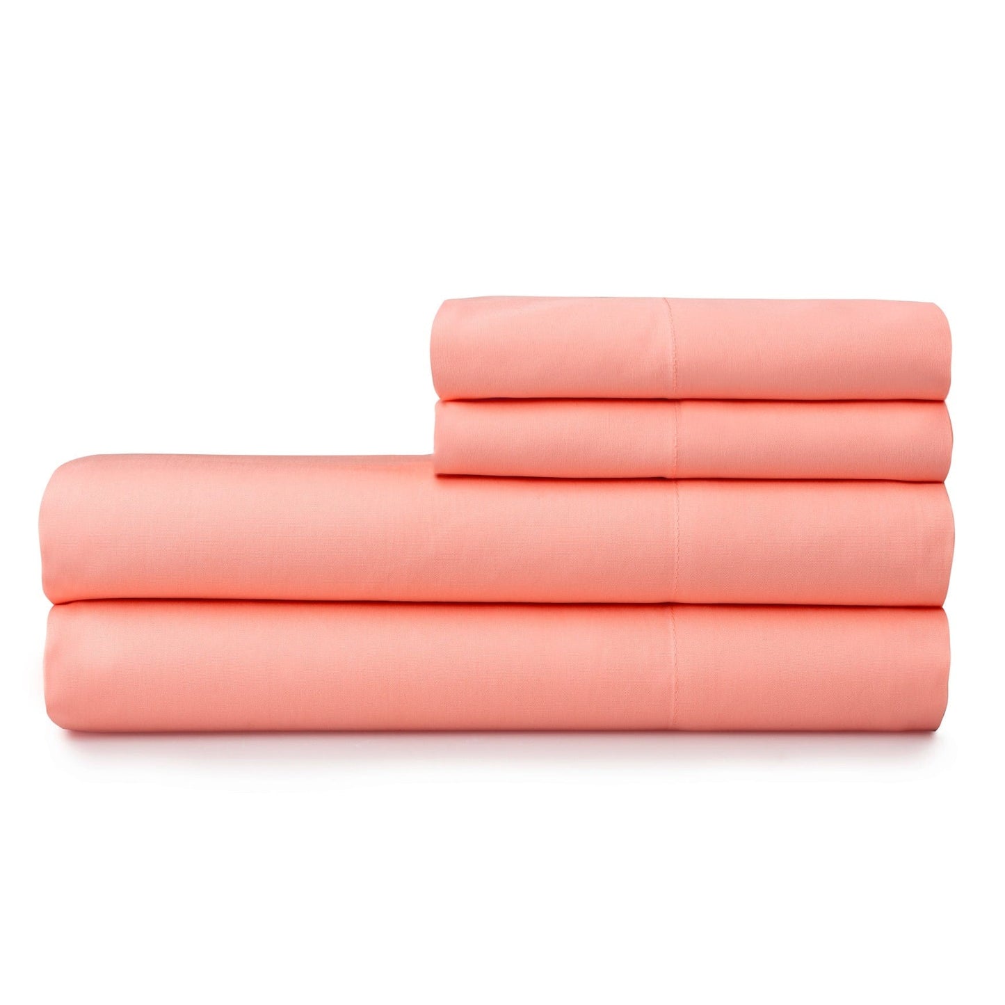 WELSPUN Sheet Sets Queen / Coral WELSPUN - 180TC Cotton Polyester Solid Sheet Se